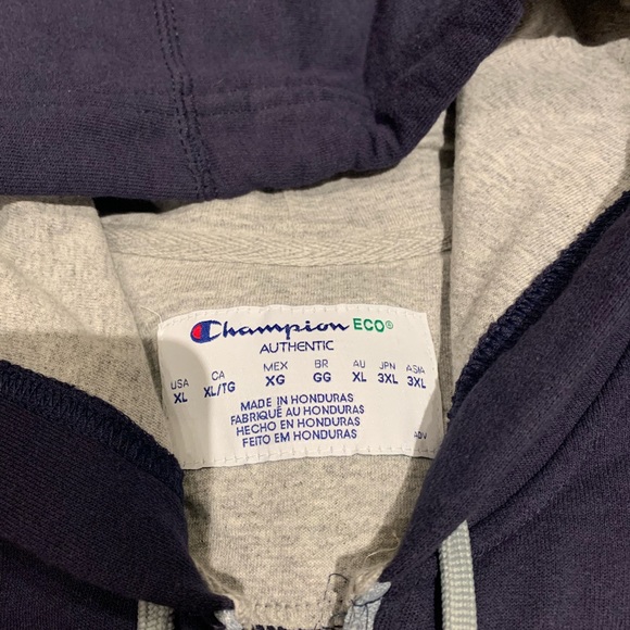 Men’s Champion Full Zip Hoodie - Picture 3 of 4